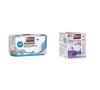 Lot de 2 produits Rubson - Recharges Tab Basic, Recharges anti-humidité et anti-odeur neutres & Sensation Relax, 2 Recharges universelles de 300 gr pour absorbeur d'humidité, Recharge 3-en-1 anti-humidité & anti-odeur