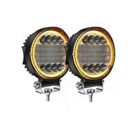 Lot de 2 projecteurs de travail à LED de 4 pouces, 200 W, pour conduite tout-terrain, feu antibrouillard