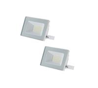 - Lot de 2 projecteurs LED chantier étanches - 20W IP65