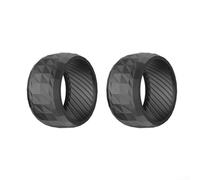 Lot de 2 protections de roue avant Worx pour Landroid M500 M700 S300 M1000 en caoutchouc robuste avec bande de roulement agressive pour une performance de tonte par tous les temps