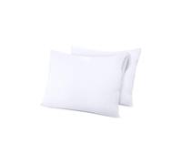Lot De 2 Protèges Oreiller - Éponge Imperméable Anti-Acariens - Blanc