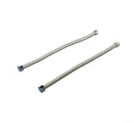 Lot de 2 raccords flexibles en acier inoxydable pour eau et chaleur de 50 cm conçus pour les applications à haute température et pression dans les systèmes de chauffage