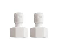 Lot de 2 raccords rapides droits de 1,27 cm à 6,3 mm, raccords de tube de filtre à eau, accessoires de rechange pour purificateur d'eau