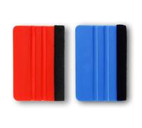 Lot de 2 raclettes avec Bord en Feutre?raclette avec Bord Fibre?pour Films Fenêtre et Films de Voiture, Film de Meubles, Film de fenêtre, Film teinté, Film adhésif.