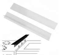 Lot de 2 rails de connexion pour plan de travail de cuisine, plan de travail, joint d'étanchéité, plan de travail