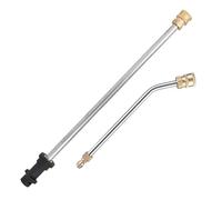 Lot de 2 rallonges de nettoyeur haute pression pour Karcher K2 K3 K4 K5 K6 K7, lance d'extension (40 cm) + tige d'extension incurvée à 30° (22 cm) en acier inoxydable pour Karcher