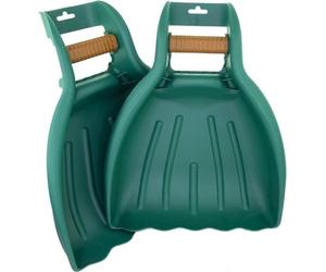 Lot de 2 ramasse-feuilles, pelles à feuilles et râteaux de jardin – râteaux ergonomiques, ramasse-feuilles – grands outils à main pour ramasser les feuilles et l'herbe coupée