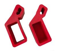 Lot de 2 range-câbles en H pour rallonges - Porte-bobine de cordon en nylon robuste d'une capacité de 15,2 m pour l'organisation de la boîte à outils, le rangement de jardin, noir (rouge B)
