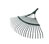 Lot de 2 Râteau à Feuilles de Jardin, Acier, 22 Dents | Manches Bois, Outil de Nettoyage pour Jardin et Ferme, 2 Pièces, Usage Extérieur, pour Feuilles Mortes