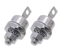 Lot de 2 redresseurs de diodes à montage sur goujon, 1200 V 85A40A25A, anode négative à cathode positive pour alimentations de commande de moteur et équipement de convertisseur (85HF120)
