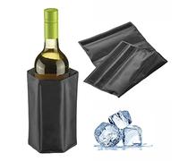 Lot de 2 Refroidisseurs de Bouteille de Vin et Champagne Manchon Refroidisseur de Bouteille avec Gel Réfrigérant