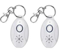 Lot de 2 Répulsif Anti-nuisible Ultrasons Portable, Rechargeable USB, portée 3 m, sans Produits Chimiques, Protection Puces Tiques Moustiques, Animaux domestiques Chiens Chats, Anti-Moustique