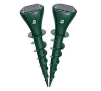 Lot de 2 répulsifs anti-taupes | Répulsif solaire contre les campagnols avec vibrations à ultrasons, répulsif efficace contre les taupes et les campagnols