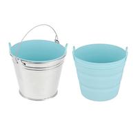Lot de 2 revêtements de seau à graisse en silicone pour Traeger, réutilisables avec couvercle de goulotte de graisse, accessoires de barbecue pour Pit Boss Pellet Grill Traeger Pro Series Ironwood