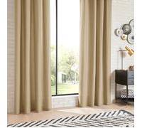 Lot de 2 rideaux d'ameublement ""Anjali"" en Coton 135 x 240 cm Atmosphera - Ficelle - Ficelle - 2 Panneaux 135 x 240 cm