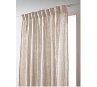 Lot de 2 rideaux galon fronceur ""Gaïa"" 140 x 240 cm ""Gaze de Coton"" l'Effet Papillon - Gaia Pampa - 2 panneaux 140 x 240 cm