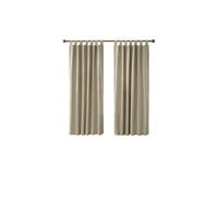 Lot de 2 Rideaux Occultants à Pattes de Chambre 140x175cm Isolant Thermique Creme