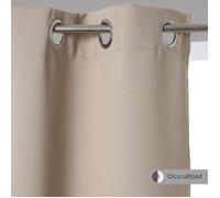 ATMOSPHERA CREATEUR D'INTERIEUR HomeMaison HM69120598D Paire de Rideaux Occultant Polyester Lin 135 x 240 cm