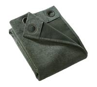 Lot de 2 rideaux occultants phoniques et thermiques doublés polaire ""Bjorn"" 100% opaque Le fil d'Ariane - 140x240 - Romarin