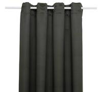Lot de 2 Rideaux Occultants Vert Kaki 135 x 240 cm - Atmosphera