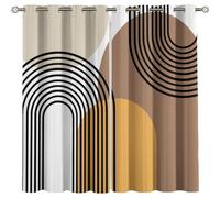 Lot De 2 Rideaux Salon Chambre Occultants À Oeillets, Grande Largeur Draperies Intérieurs 3D Art De Style Américain Rideaux Isolant Thermique Et Phonique Rideau Occultant 200X160Cm