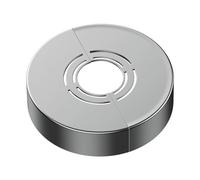 Lot de 2 rosace robinet 3 tailles en 1,rosace mitigeur douche divisée pour Ø 21 mm/26 mm/33 mm,cache tuyau radiateur, rosace robinet douche, rosace plate robinet, rosace radiateur(70 x 25)