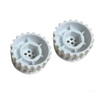 Lot de 2 roues arrière Dolphin 9983112 pour S200 S300i S400 Active 30i 40 Explorer E30 pour Pentair Se Si, Prowler Discovery pour nettoyeur robotique Quantum Premium Blanc