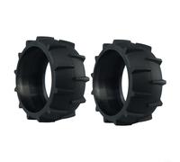 Lot de 2 roues avant antidérapantes en caoutchouc noir pour tondeuse robot Dreame A1, poulie de rechange 110 x 40 mm, accessoire de tondeuse