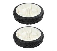Lot de 2 roues avant de 20,3 cm, pour tondeuse Toro 55,9 cm, kit de roue avant de tondeuse à gazon, pièces de rechange robustes pour machines de jardin, lisses