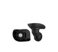 Lot de 2 roues de bagages de rechange en ABS épais avec axe en métal | Lot de 2 roues de bagages durables avec axe en métal, réparation facile pour les roues de valise cassées.