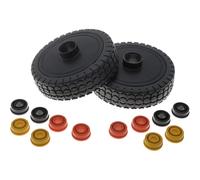 Lot de 2 roues de tondeuse universelle diamètre 180mm