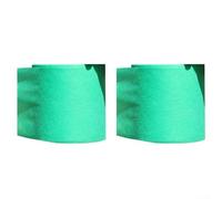 Lot de 2 rouleaux de bandage respirant en tissu non tissé pour protection contre le gel, le soleil et les animaux dans le jardinage Vert 10 cm x 35 m