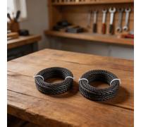 Lot de 2 rouleaux de fil de rechange professionnel en nylon pour débroussailleuse 2,4 mm (10 m x 2,7 mm)