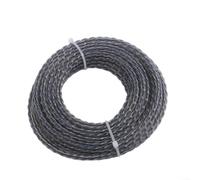 Lot de 2 rouleaux de fil en nylon renforcé pour débroussailleuse à essence électrique 2 x 10 m (10 m x 3,5 mm)