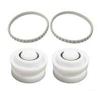 Lot de 2 rouleaux et courroies de rechange compatibles avec Hayward Tigershark Qc Plus Rc9956cc Robot nettoyeur de piscine Comprend un guide de roulement Rcx26001 et une courroie d'entraînement