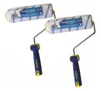 Lot de 2 rouleaux pour application d'enduit ou de peinture - 23 cm