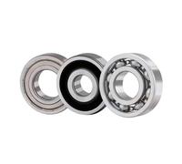 Lot de 2 roulements à billes à gorge profonde, diamètre intérieur 10 mm, diamètre extérieur 25 mm, roulements à billes industriels,10x25x8mm