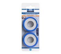 Lot de 2 rubans d'étanchéité en PTFE GEB 12m x 12mm pour l'étanchéité des raccords filetés