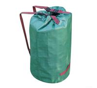 Lot de 2 sacs à déchets de jardin autoportants en plastique robuste pour feuilles, herbe, haies, verts, 62 x 90 cm