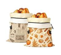 Lot de 2 sacs à pain en cire d'abeille, portables et réutilisables | Boîte de rangement pour la maison, la boulangerie, le pique-nique, le camping, les voyages, le dortoir, la plage