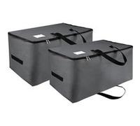 Vendos85 lot de 2 sacs de rangement - Gris foncé