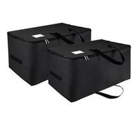 Vendos85 Lot de 2 sacs de rangement pliables - Noir