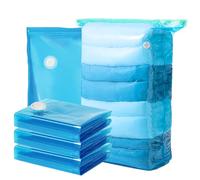 Lot de 2 sacs de rangement sous vide, taille cube Jumbo pour couettes et couvertures, sacs de compression pour économiser de l'espace (50 x 70 x 30 cm)