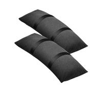 Lot de 2 sacs de sable pour pied de parasol - Sacs de sable à remplir - Sacs de sable pour équipement photographique - Pour trépied extérieur, terrasse, base de parapluie, camping, pêche, chaise Pi