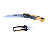 Lot de 2 sécateurs FUXTEC FX-HGW2 - sécateur et couteau-scie