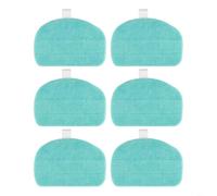 Lot de 2 serpillères en microfibre pour nettoyeur vapeur Cleantenso Power 2.0 Leifheit, modèle 11940, 31,5 x 19,2 cm, coussinets de rechange pour bois dur, carrelage, sols en marbre, bleu