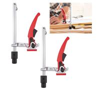 Lot De 2 Serre Joint Rapide, Réglable Serre Joint De Base 20 Mm, plage de serrage 160 mm, Rail de Guidage Menuisier Pour Le Ponçage