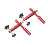 Lot de 2 serre-joints d'établi réglables PolyGen MFT, serre-joints en aluminium usiné CNC de 19 mm pour trous de 3/4 pouce, serrage sécurisé pour projets de menuiserie