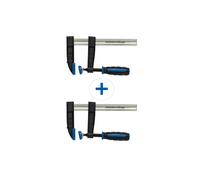 Lot de 2 serre-joints en fonte malléable Sauter 150 mm