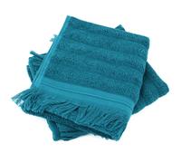 Lot de 2 serviettes invité 33x50 cm NATURAL STRIPES canard